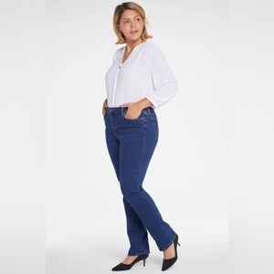 NYDJ Lift Tuck Waist Match Straight Leg Marilyn Plus Size Jeans- NWT- size 3X